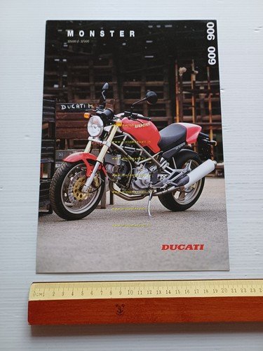 Ducati MONSTER 900 - MONSTER 600 1994-95 depliant italiano originale