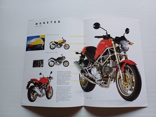 Ducati MONSTER 900 - MONSTER 600 1994-95 depliant italiano originale