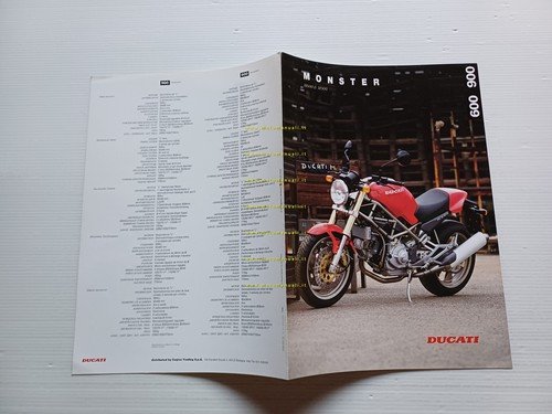 Ducati MONSTER 900 - MONSTER 600 1994-95 depliant italiano originale