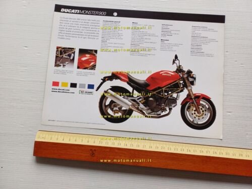 Ducati Monster 900 1999 depliant italiano originale