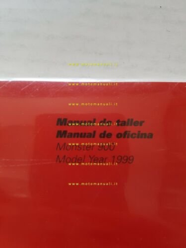 DUCATI MONSTER 900 1999 manuale officina SPANISH PORTUGUESE SHOP MANUAL