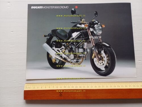 Ducati Monster 900 Cromo 1999 depliant italiano originale