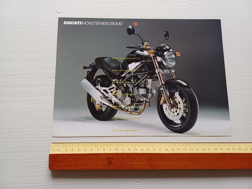 Ducati Monster 900 Cromo 1999 depliant italiano originale