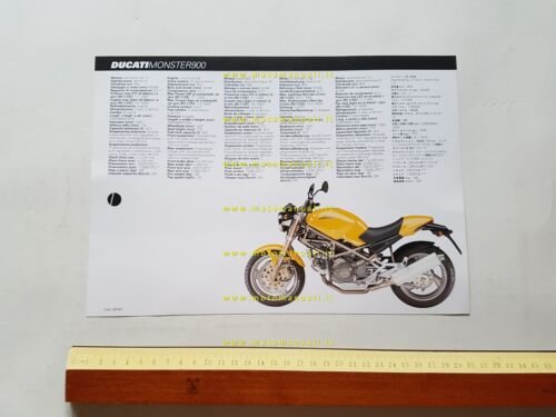 Ducati Monster 900 depliant originale