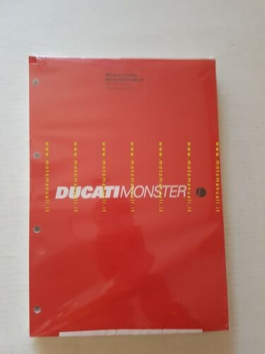 DUCATI MONSTER 900 I.E 2002 manuale officina FRANCESE TEDESCO WORKSHOP …