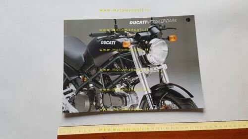 Ducati Monster Dark 600 depliant originale italiano