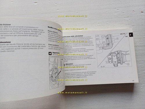 Ducati Monster modelli 2000 manuale uso manutenzione libretto originale italiano