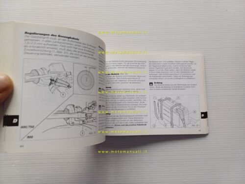 Ducati Monster modelli 2000 manuale uso manutenzione libretto originale italiano