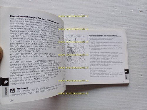 Ducati Monster modelli 2000 manuale uso manutenzione libretto originale italiano