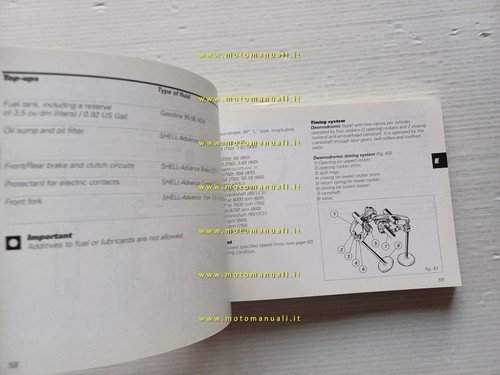 Ducati Monster modelli 2000 manuale uso manutenzione libretto originale italiano