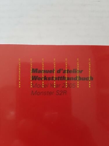 DUCATI MONSTER S2R 2005 manuale officina FRANCESE TEDESCO WORKSHOP MANUAL