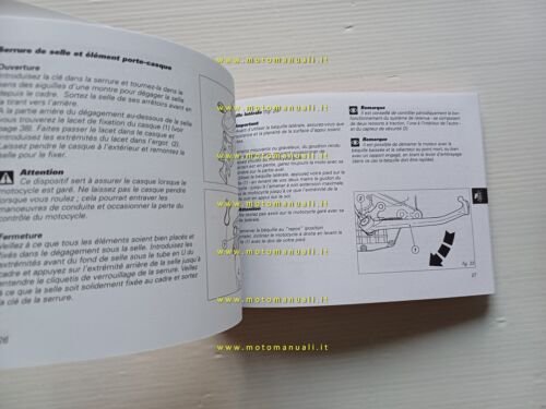 Ducati Monster S4 2002-3 manuale uso libretto istruzioni testo Francese …