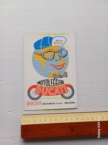Ducati Motoleggere anni 50 cartolina originale