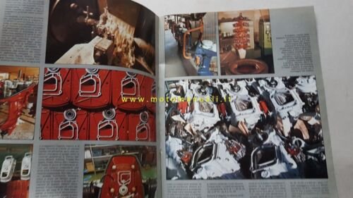 DUCATI Motori Fuoribordo produzione anni '70 depliant originale brochure