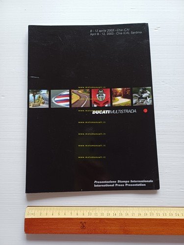 Ducati Multistrada 1000 DS 2003 presentazione cartella stampa originale italiano
