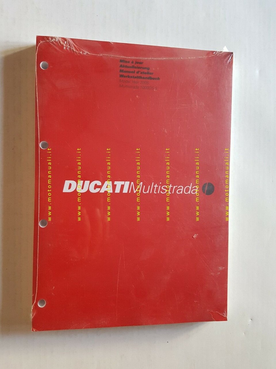 DUCATI Multistrada 1000 DS agg. 2005 manuale officina German French …