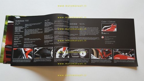 Ducati Multistrada 1100 - 1100 S 2008 depliant italiano inglese …