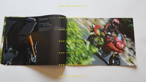 Ducati Multistrada 1100 - 1100 S 2008 depliant italiano inglese …