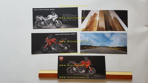 Ducati Multistrada 1200 S Touring-Sport 2013 depliant italiano inglese originale