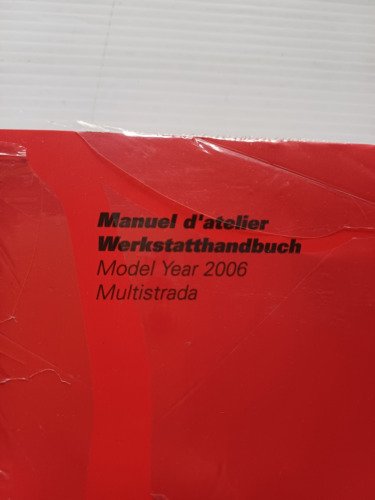 DUCATI Multistrada 2006 manuale officina originale FRANCESE TEDESCO SHOP MANUAL