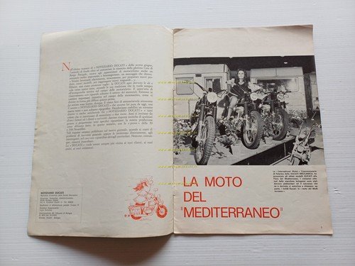 Ducati Notiziario n. 2 1970 originale - Scrambler 50 - …