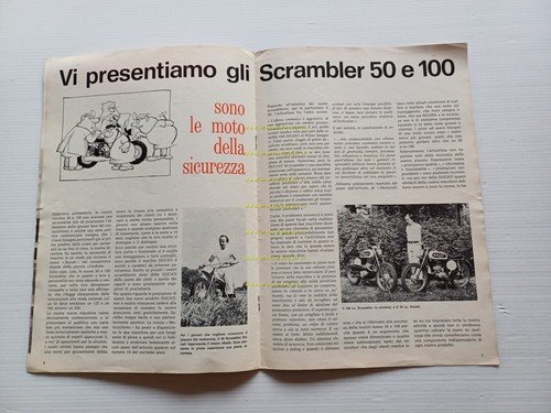Ducati Notiziario n. 2 1970 originale - Scrambler 50 - …