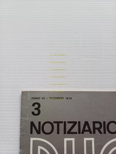 Ducati Notiziario n. 3 1970 originale