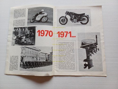 Ducati Notiziario n. 3 1970 originale