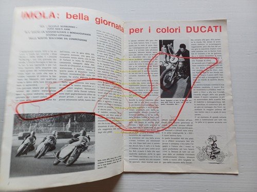 Ducati Notiziario n. 3 1970 originale