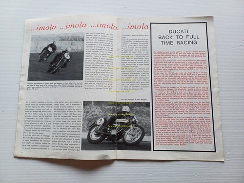 Ducati Notiziario n. 3 1970 originale