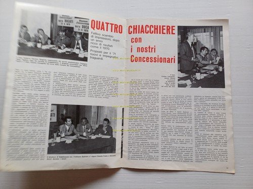 Ducati Notiziario n. 3 1970 originale