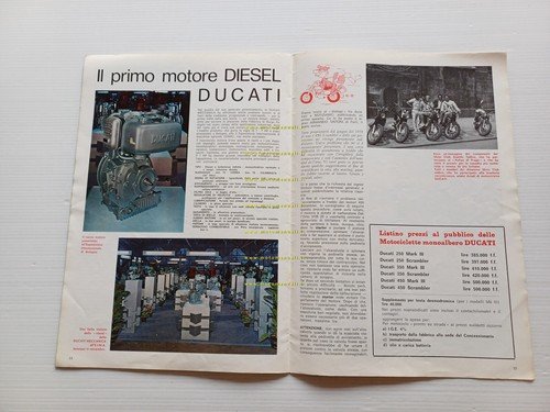 Ducati Notiziario n. 3 1970 originale
