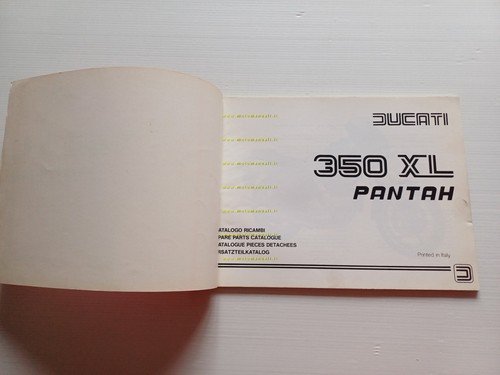 Ducati Pantah 350 XL 1982 CATALOGO RICAMBI originale