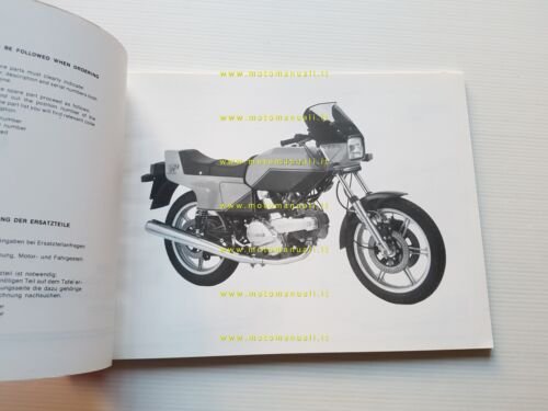 Ducati Pantah 350 XL 1982 CATALOGO RICAMBI originale Spare Parts …