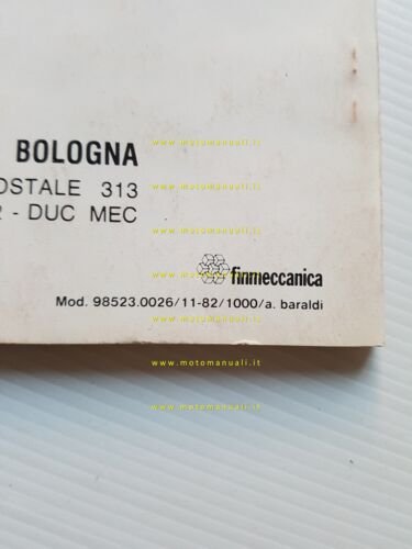 Ducati Pantah 350 XL 1982 CATALOGO RICAMBI originale Spare Parts …