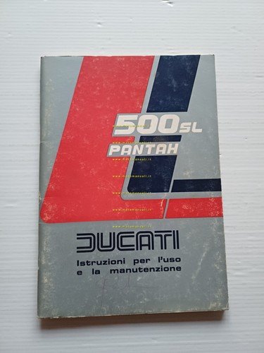 DUCATI PANTAH 500 SL 1° serie 1979 manuale uso manutenzione …