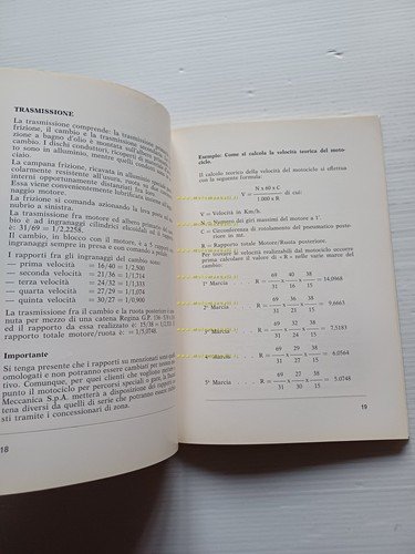 DUCATI PANTAH 500 SL 1° serie 1979 manuale uso manutenzione …