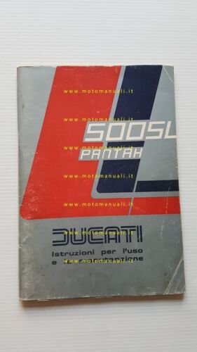 Ducati Pantah 500 SL 1979 manuale uso manutenzione libretto originale