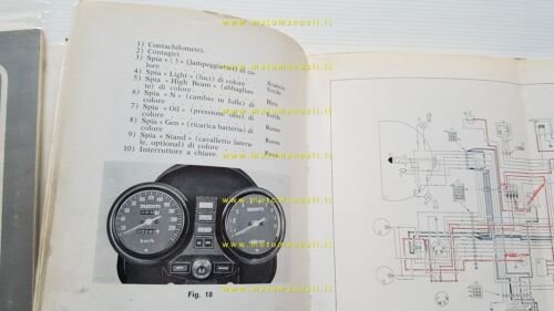 Ducati Pantah 500 SL 1979 manuale uso manutenzione libretto originale