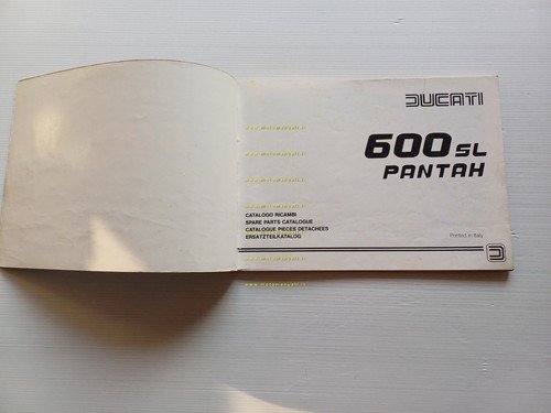 Ducati Pantah 600 SL 1981 catalogo ricambi originale