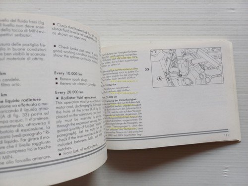 Ducati PASO 906 1988-89 manuale uso manutenzione libretto istruzioni originale
