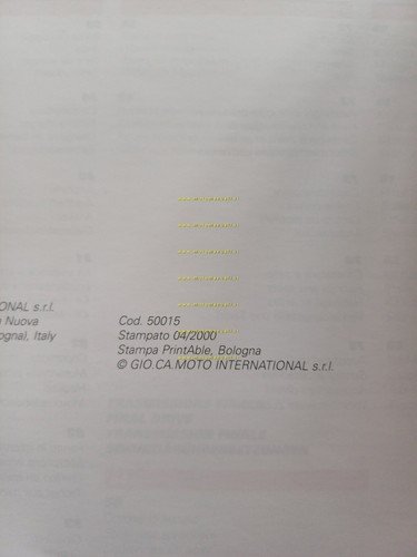 Ducati Performance catalogo parti speciali Accessori Supersport 2000 originale
