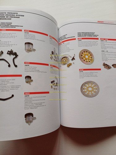 Ducati Performance catalogo parti speciali Accessori Supersport 2000 originale