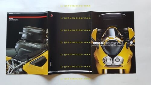 DUCATI PERFORMANCE SportTouring catalogo parti speciali depliant originale