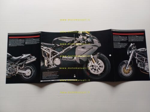 DUCATI PERFORMANCE WHEELS catalogo cerchi 999 Monster depliant originale