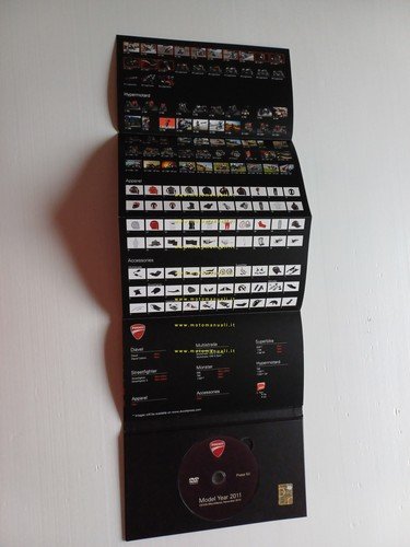 Ducati presentazione modelli 2011 cartella stampa EICMA originale