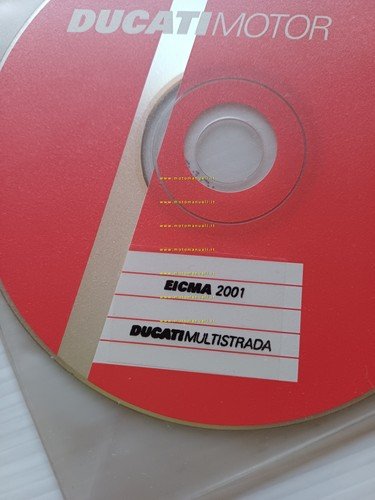 Ducati presentazione Multistrada EICMA 2001 CD-ROM da cartella stampa originale