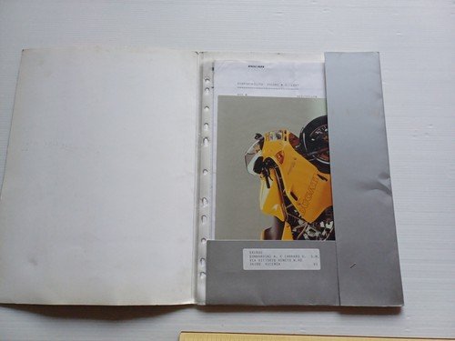 Ducati presentazione nuovi modelli 1997 cartella stampa