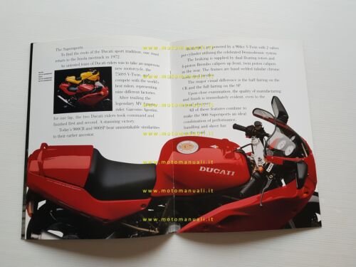 Ducati produzione 916 - 900 SS - Monster 1996 depliant …