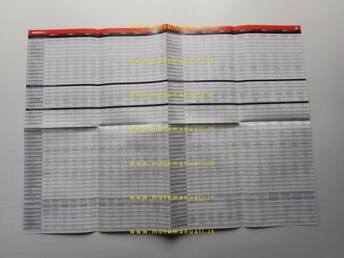 Ducati produzione Modelli 2000 Fogarty depliant poster originale